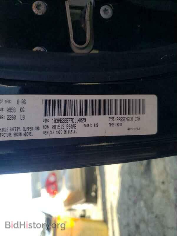 2007 DODGE CALIBER - VIN: 1B3HB28B77D114029 - Фото 10