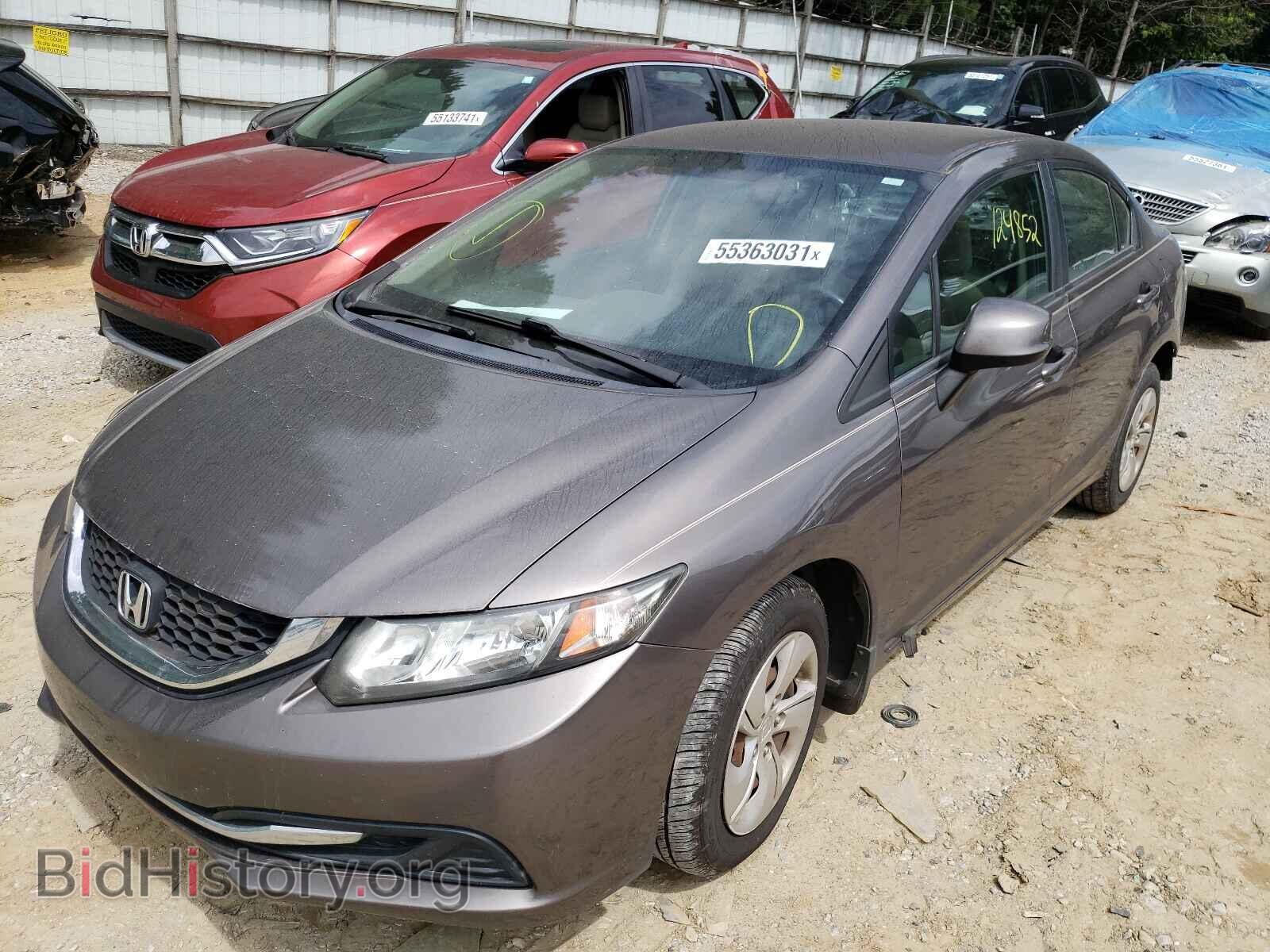 2013 HONDA CIVIC - VIN: 19XFB2F5XDE096736 - Фото 2