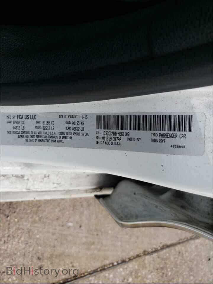 2015 CHRYSLER 200 - VIN: 1C3CCCAB1FN661106 - Photo 10