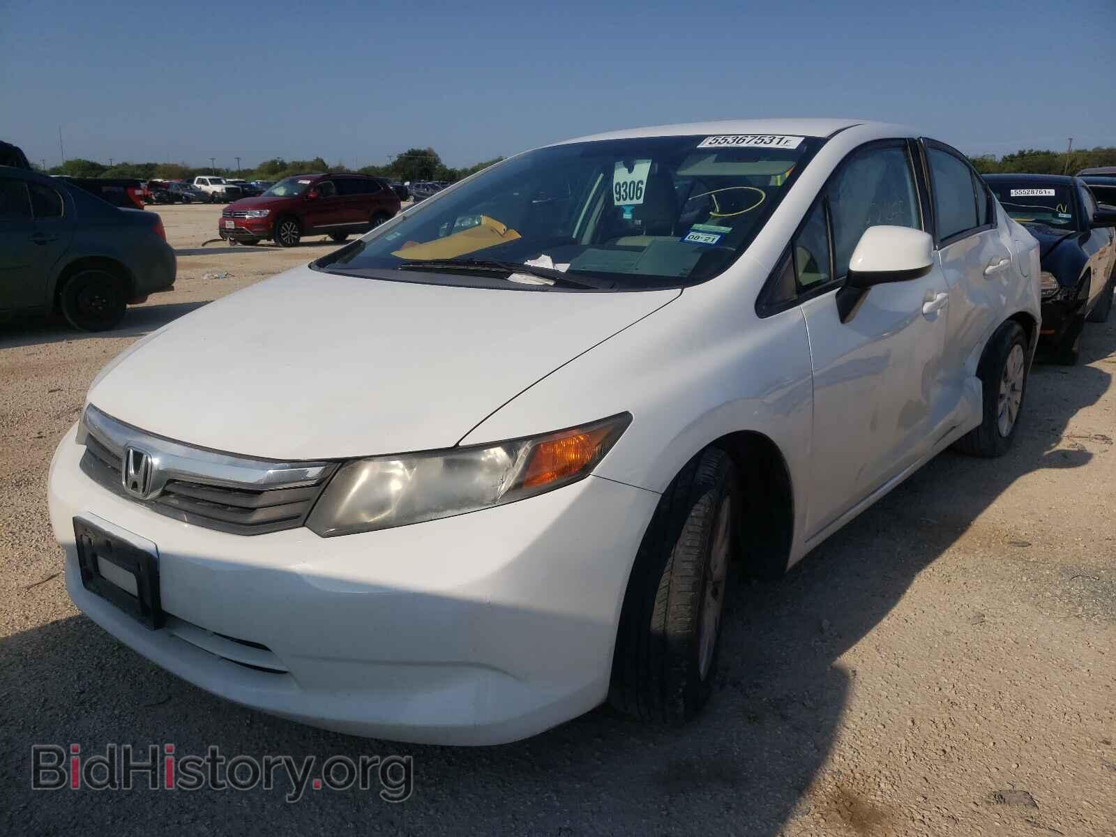 2012 HONDA CIVIC - VIN: 19XFB2F50CE306341 - Фото 2