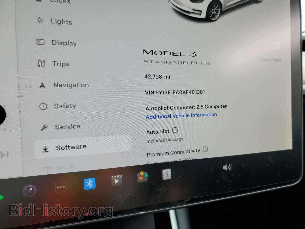 2019 TESLA MODEL 3 - VIN: 5YJ3E1EA0KF401381 - Фото 9