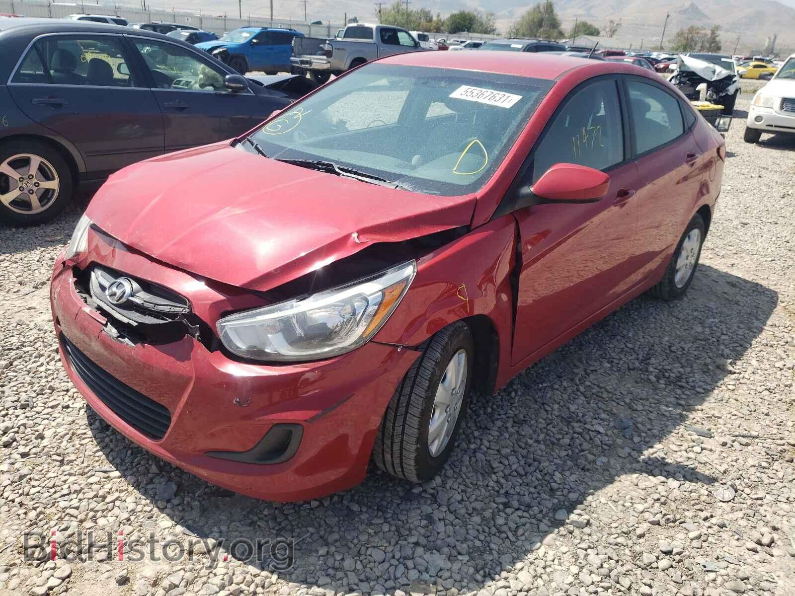 2015 HYUNDAI ACCENT - VIN: KMHCT4AE3FU827137 - Фото 2