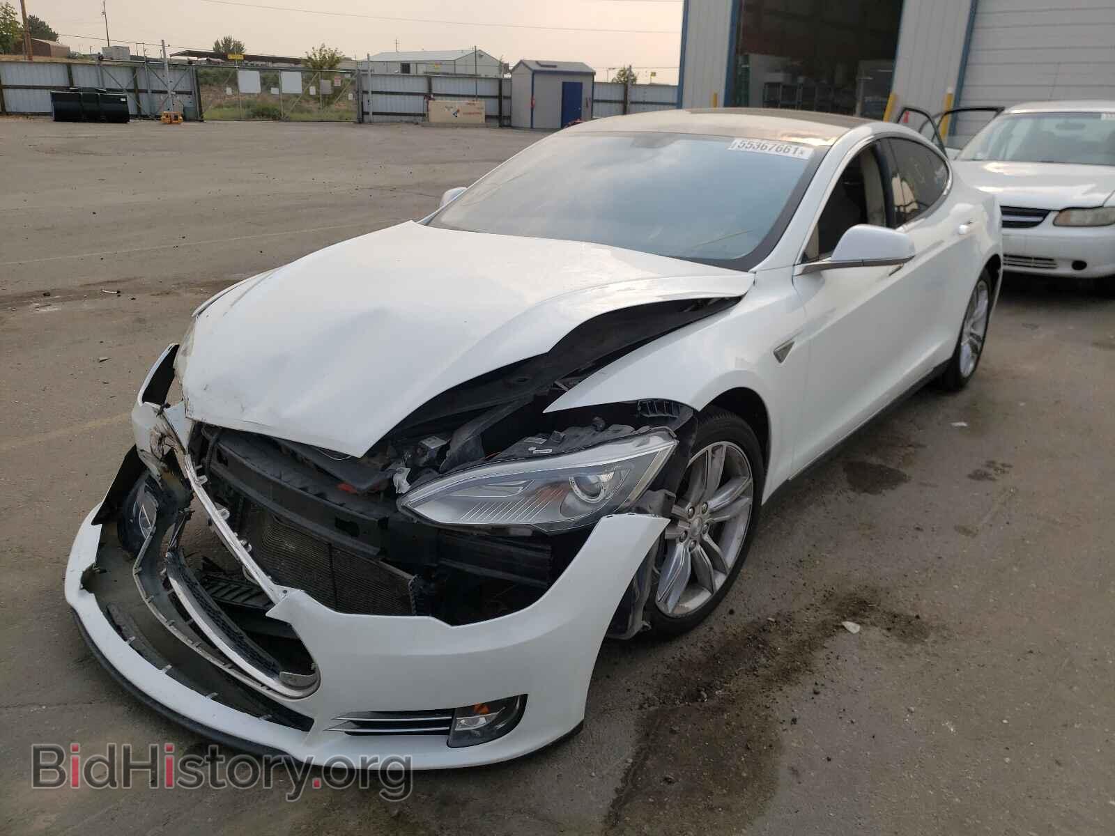 2013 TESLA MODEL S - VIN: 5YJSA1DPXDFP04202 - Photo 2