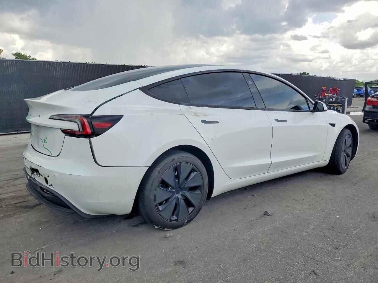 2024 TESLA MODEL 3 - VIN: 5YJ3E1EA9RF744085 - Фото 3