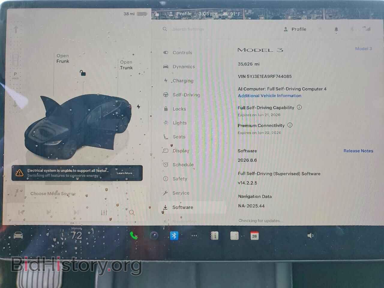 2024 TESLA MODEL 3 - VIN: 5YJ3E1EA9RF744085 - Фото 9