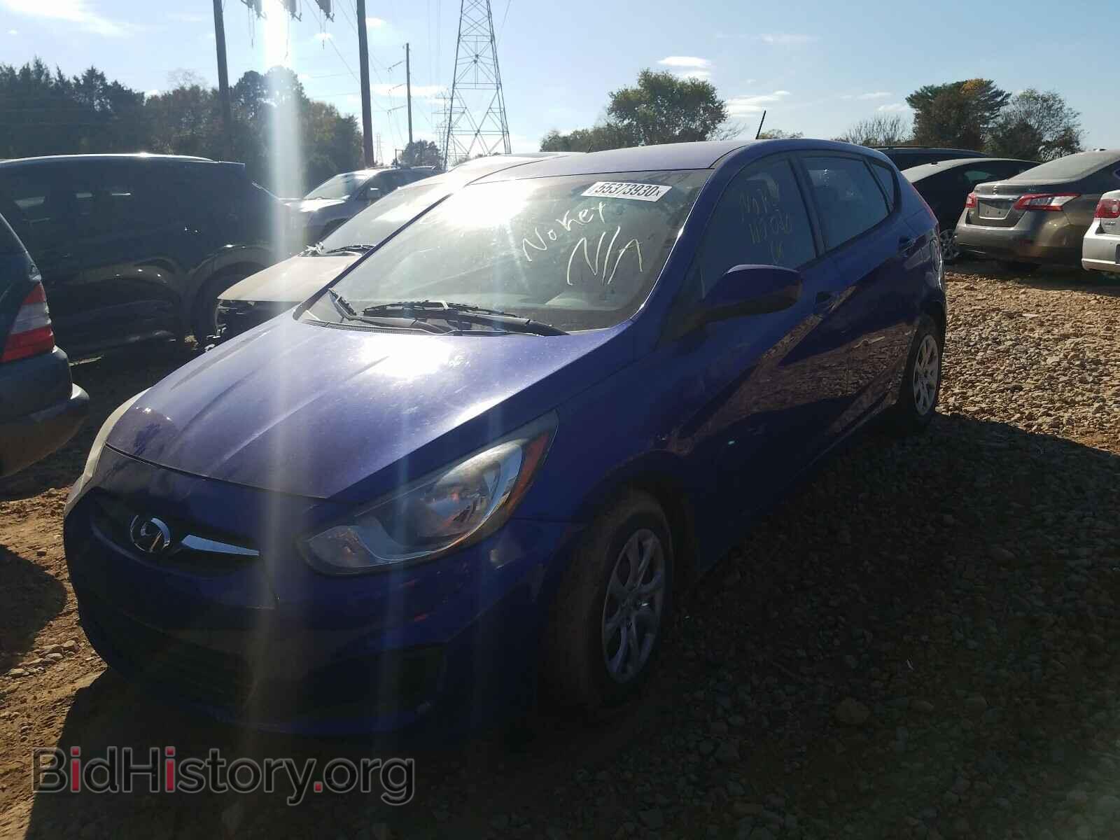 2012 HYUNDAI ACCENT - VIN: KMHCT5AE1CU030113 - Фото 2
