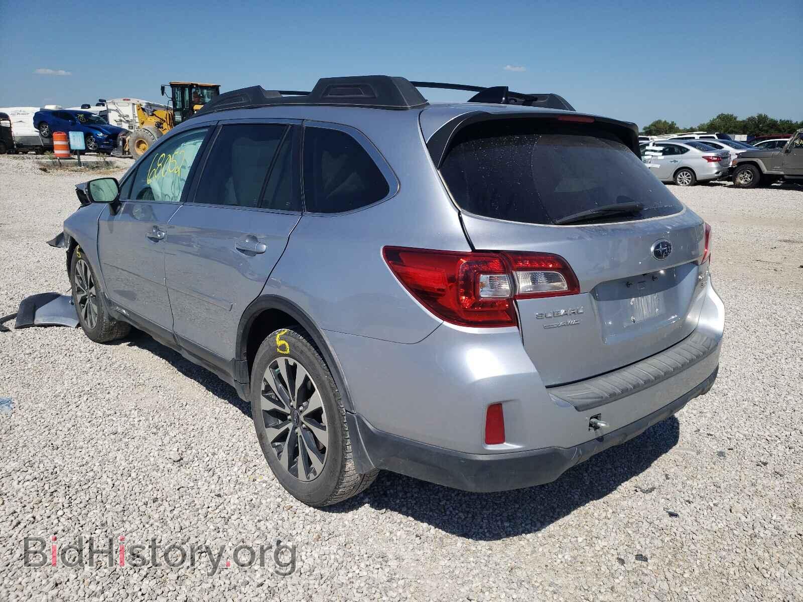 2016 SUBARU OUTBACK - VIN: 4S4BSENC8G3326488 - Фото 3