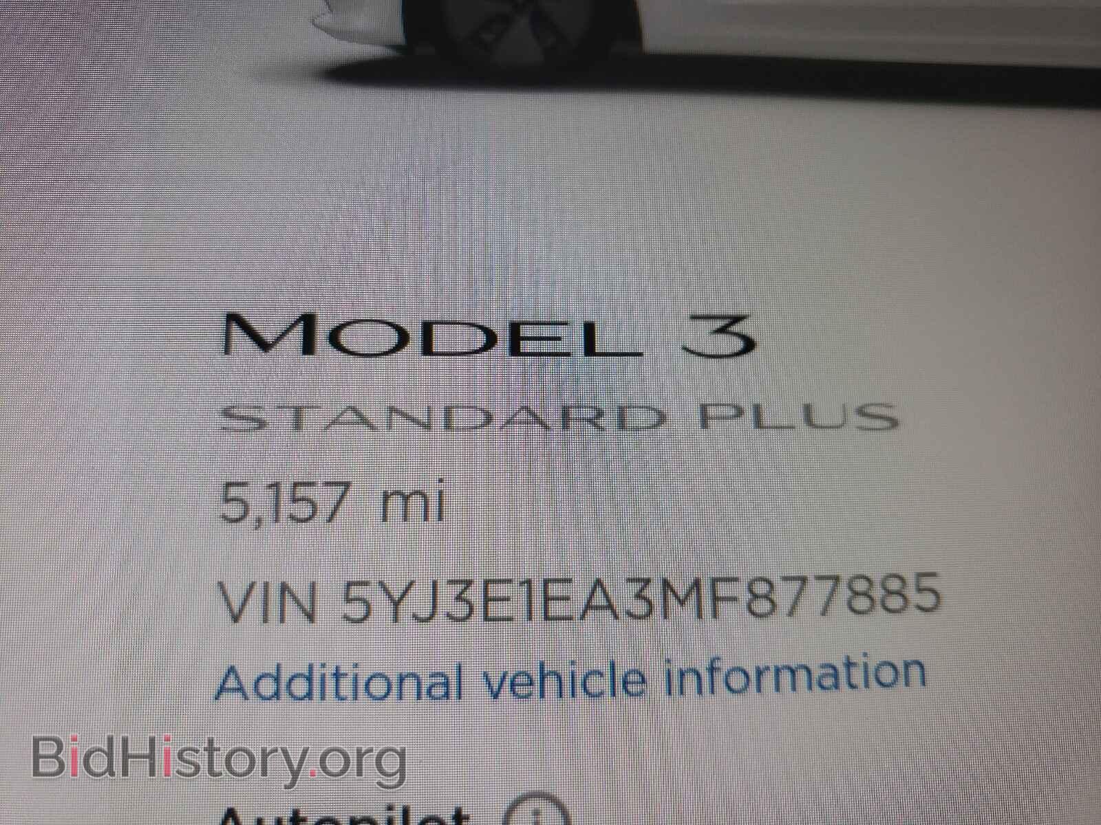 2021 TESLA MODEL 3 - VIN: 5YJ3E1EA3MF877885 - Фото 8