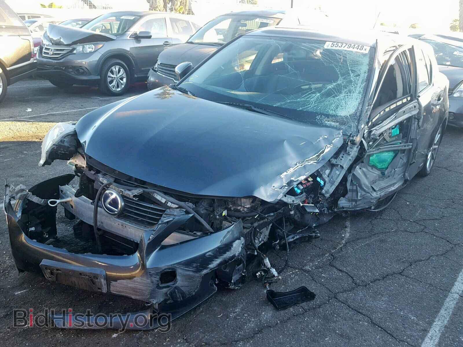 2011 LEXUS CT 200 - VIN: JTHKD5BH2B2002853 - Фото 2