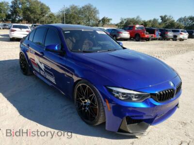 2018 BMW M3, синий — VIN WBS8M9C54J5J80146, Copart