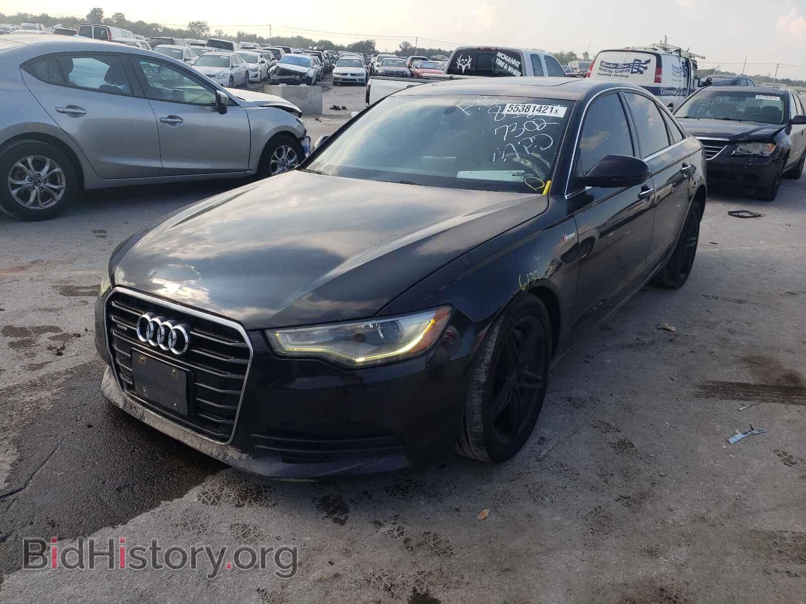 2014 AUDI A6 - VIN: WAUFGAFC5EN017302 - Фото 2