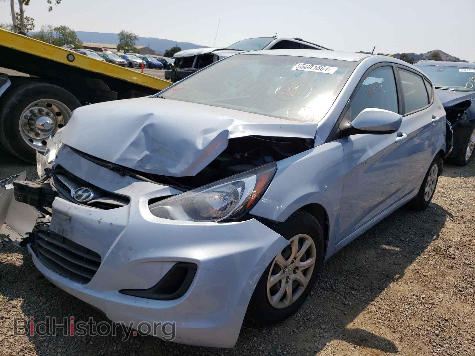 2013 HYUNDAI ACCENT - VIN: KMHCT5AE8DU106346 - Фото 2