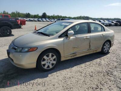 2008 Honda CIVIC LX, бежевый — VIN 1HGFA16518L107487, Copart