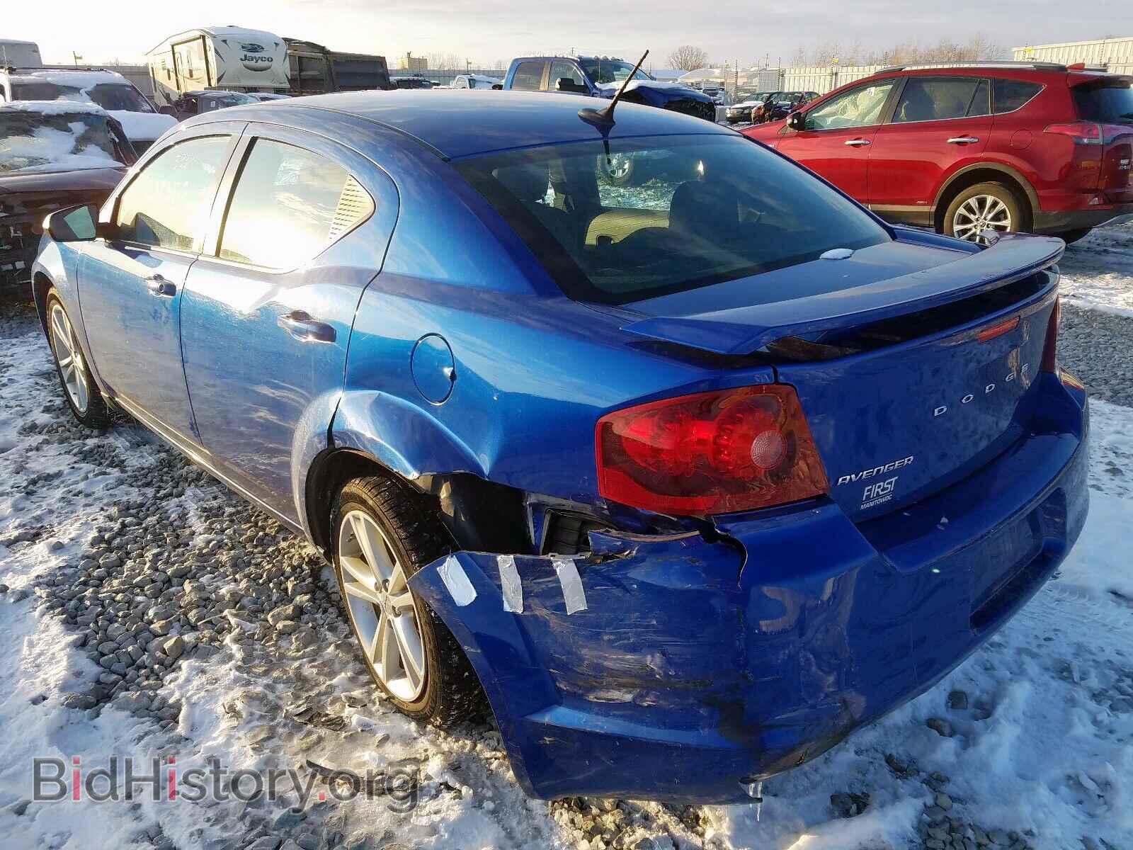 2014 DODGE AVENGER - VIN: 1C3CDZAB2EN201743 - Фото 3