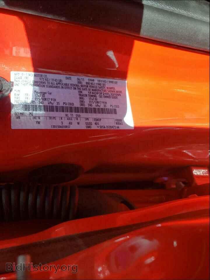 2015 FORD FOCUS - VIN: 1FADP3F21FL321095 - Фото 10