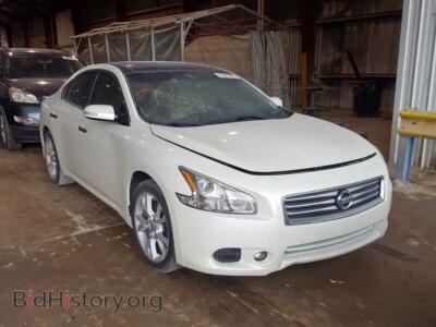 2014 Nissan MAXIMA S, white — VIN 1N4AA5AP2EC908052, Copart