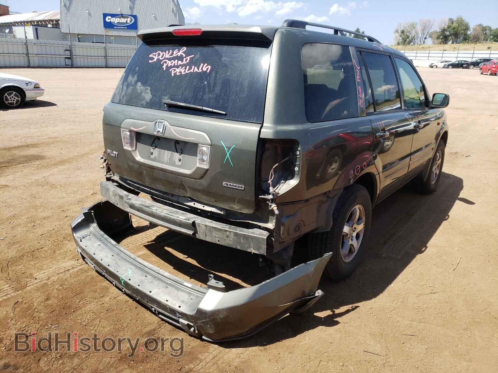 2006 HONDA PILOT - VIN: 2HKYF18596H502542 - Фото 4