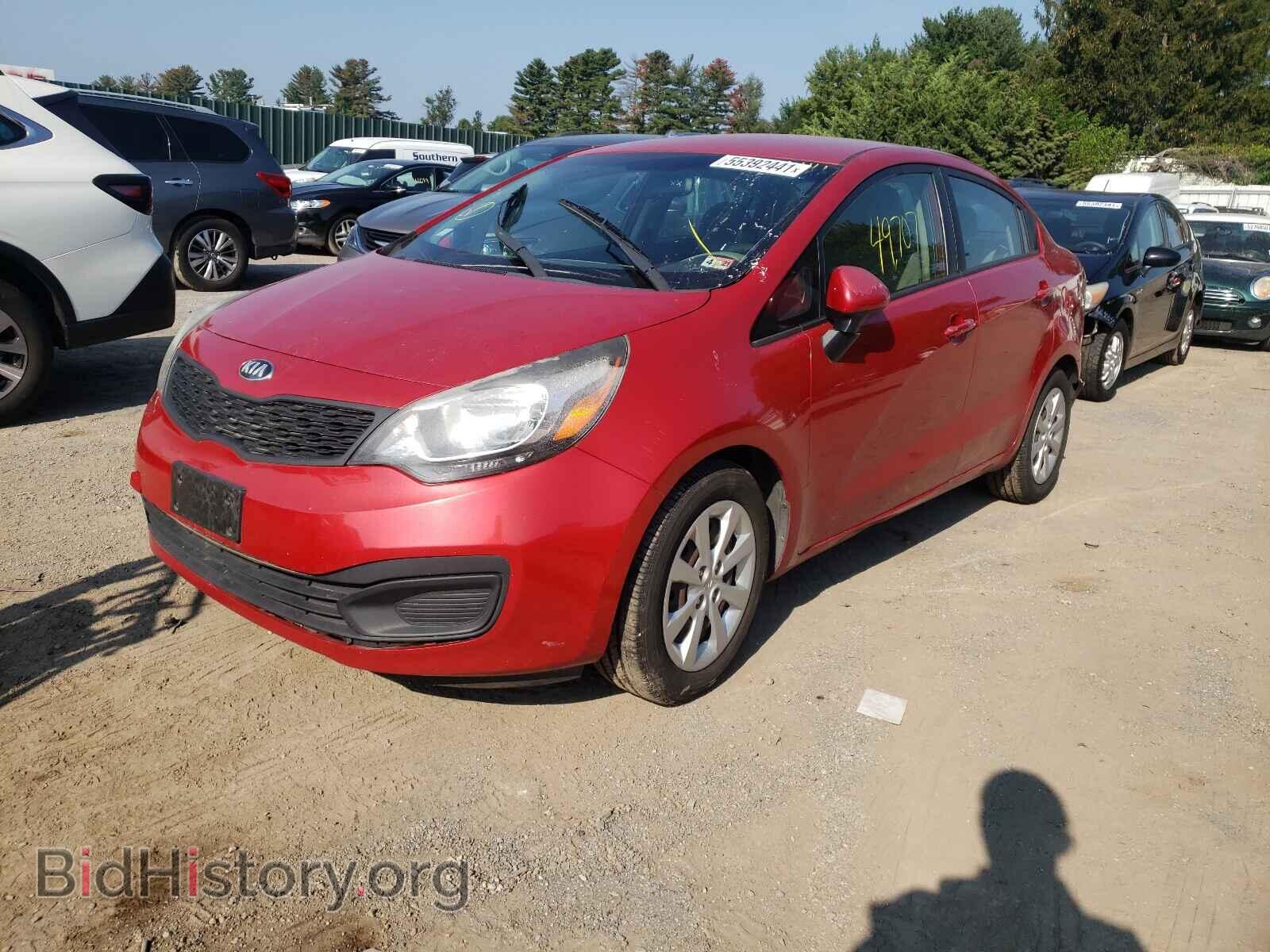 2014 KIA RIO - VIN: KNADM4A39E6384416 - Фото 2