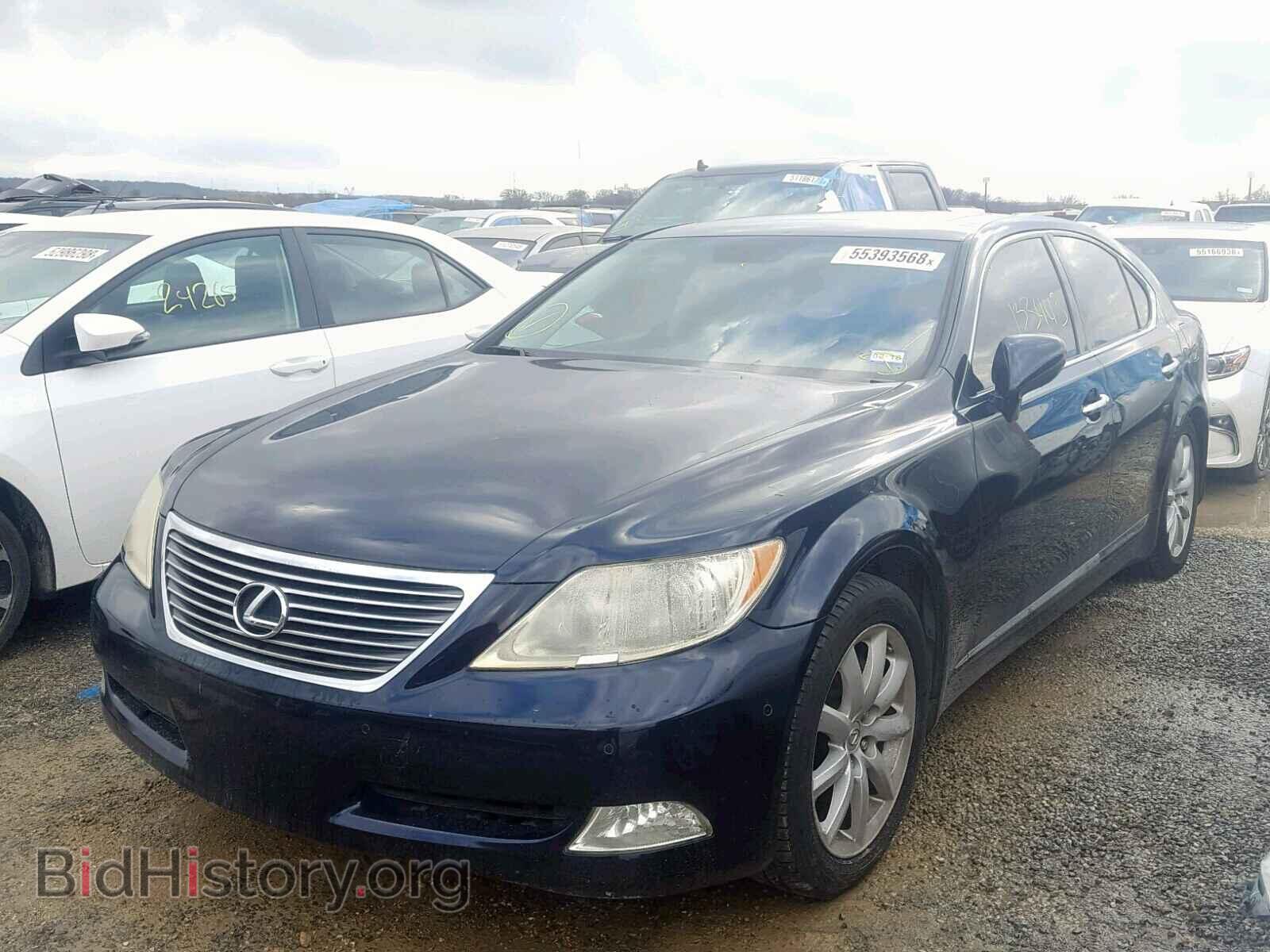 2007 LEXUS LS460 - VIN: JTHBL46F975037563 - Фото 2