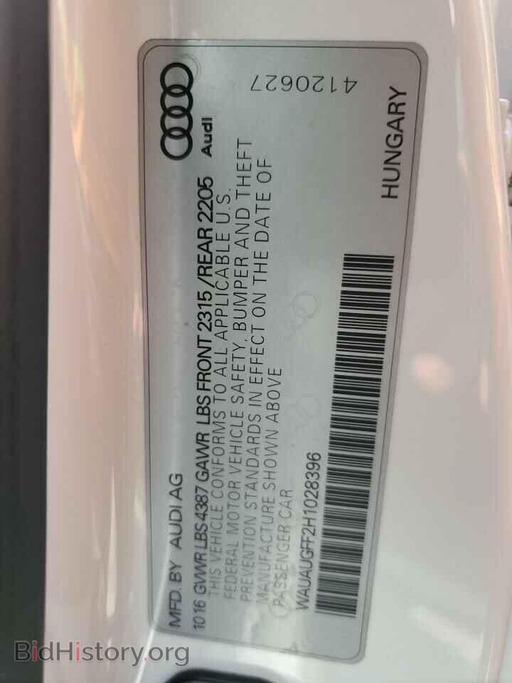 2017 AUDI A3 - VIN: WAUAUGFF2H1028396 - Photo 12
