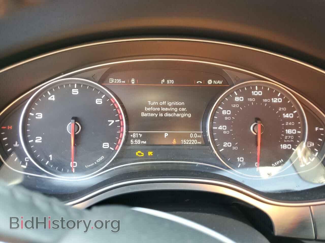 2014 AUDI A6 - VIN: WAUGFAFC1EN126315 - Фото 9