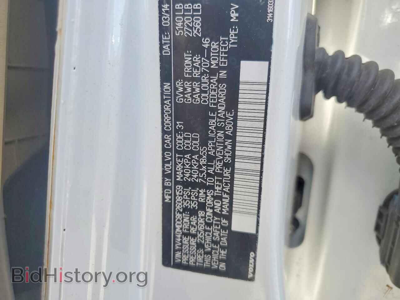 2015 VOLVO XC60 - VIN: YV440MDC8F2608159 - Фото 13