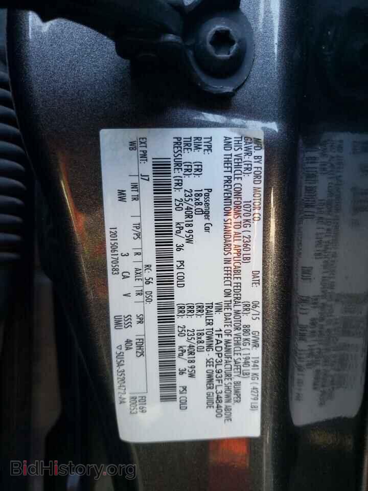 2015 FORD FOCUS - VIN: 1FADP3L93FL348400 - Photo 10