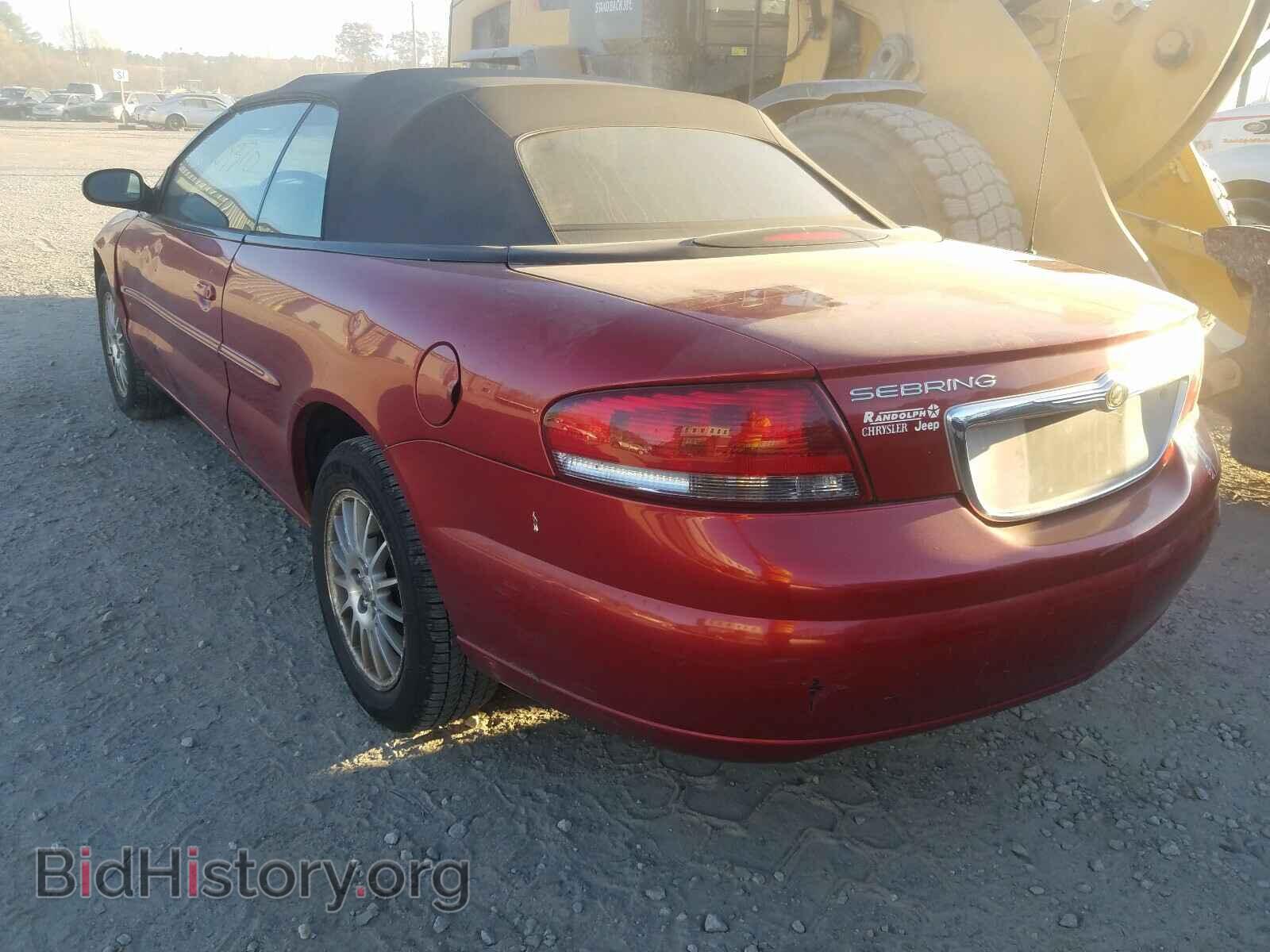2004 CHRYSLER SEBRING - VIN: 1C3EL55R84N258863 - Фото 3