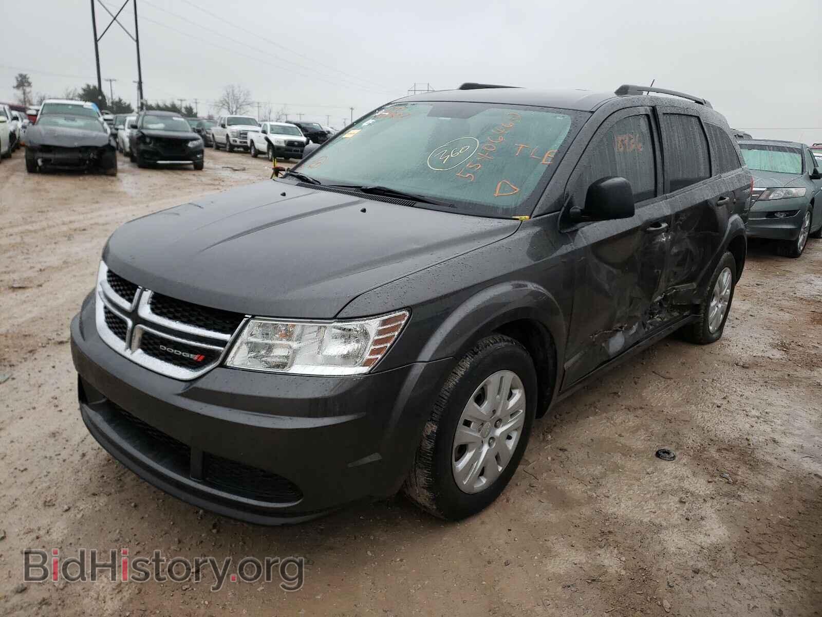 2018 DODGE JOURNEY - VIN: 3C4PDCAB9JT158927 - Фото 2