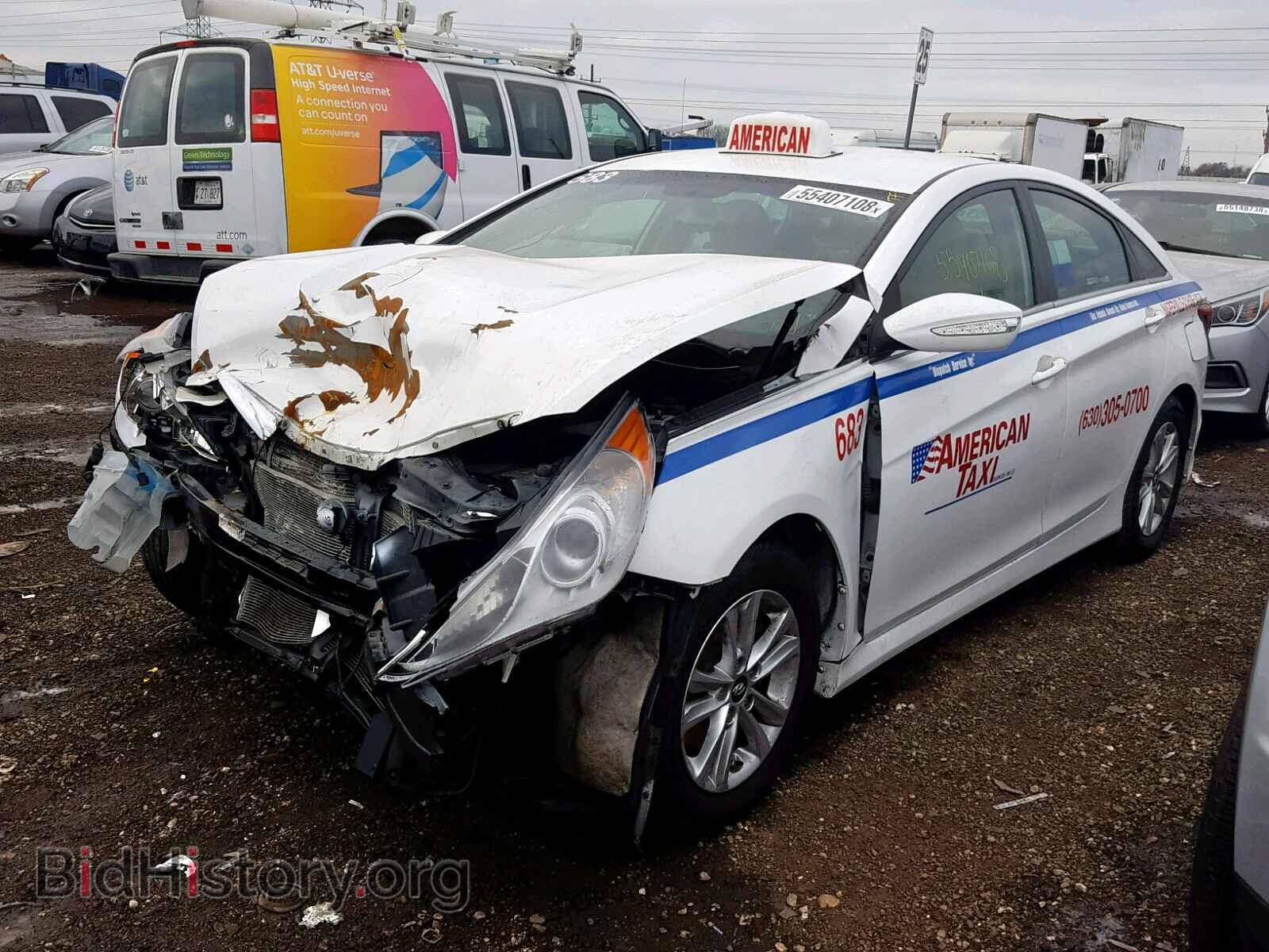 2014 HYUNDAI SONATA - VIN: 5NPEB4AC2EH921498 - Фото 2