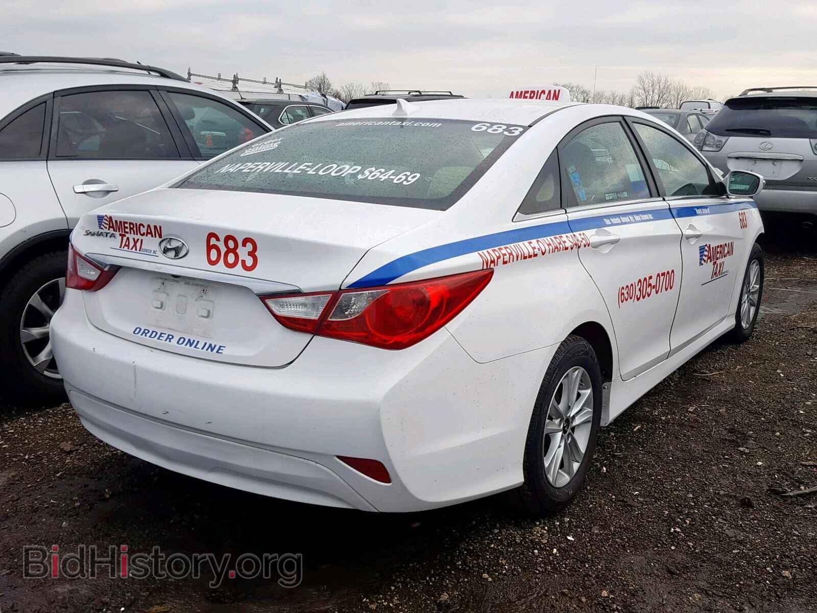 2014 HYUNDAI SONATA - VIN: 5NPEB4AC2EH921498 - Фото 4
