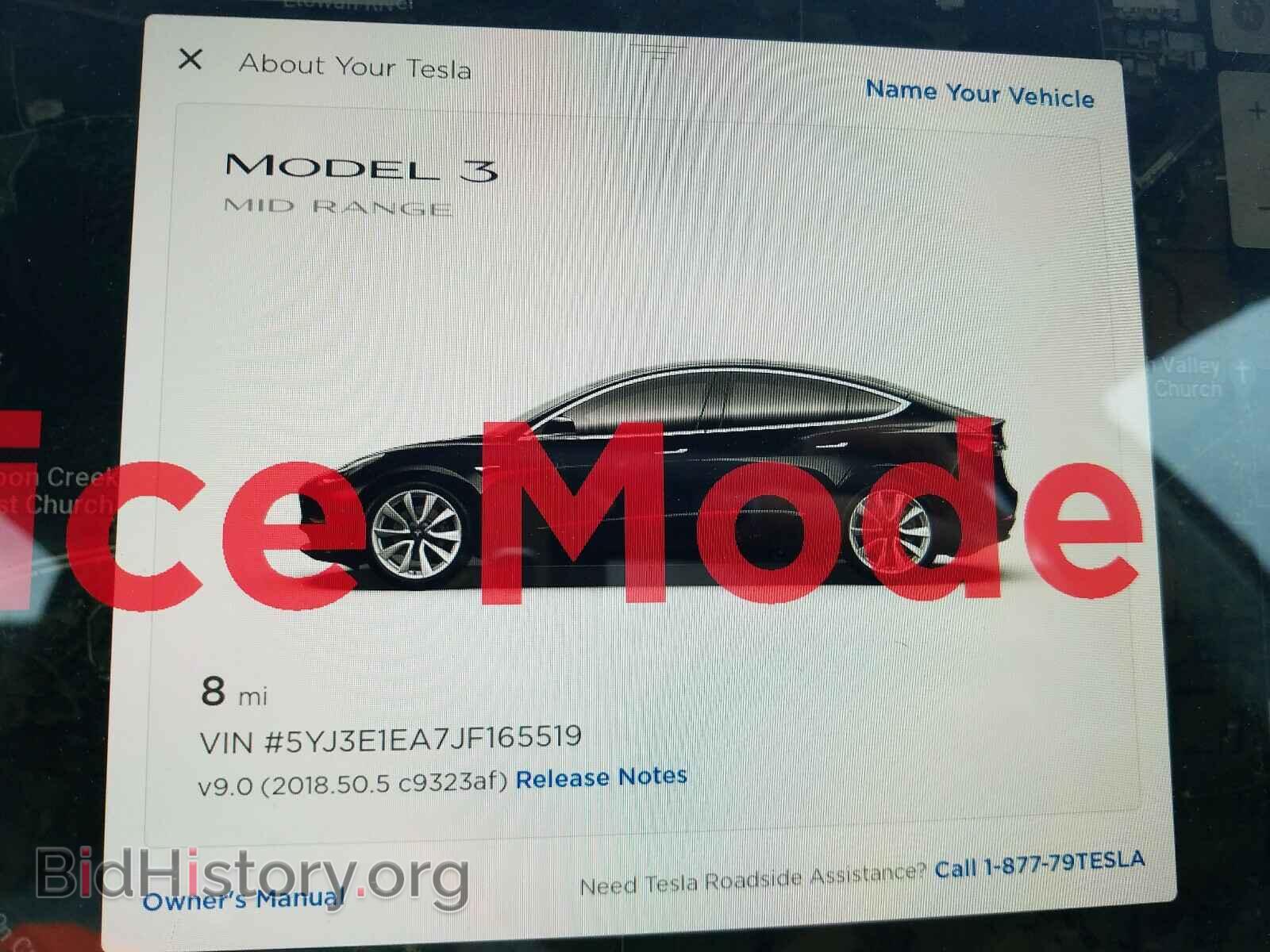 2018 TESLA MODEL 3 - VIN: 5YJ3E1EA7JF165519 - Фото 8