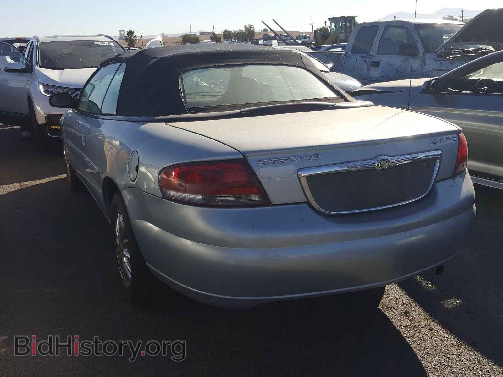 2002 CHRYSLER SEBRING - VIN: 1C3EL65RX2N187250 - Фото 3