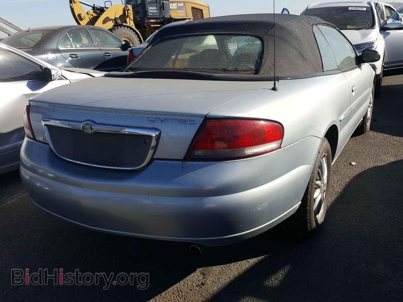 2002 CHRYSLER SEBRING - VIN: 1C3EL65RX2N187250 - Фото 4
