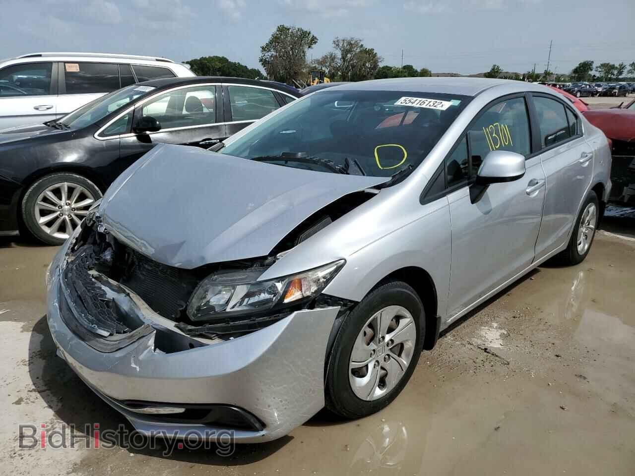 2013 HONDA CIVIC - VIN: 19XFB2F53DE045790 - Фото 2