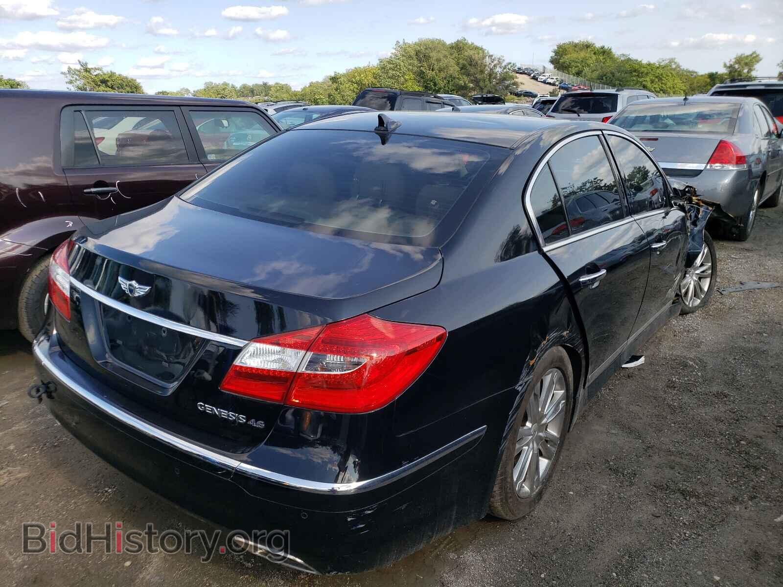 2012 HYUNDAI GENESIS - VIN: KMHGC4DF4CU166834 - Фото 4