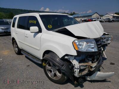 2014 Honda PILOT Pilot EX, белый — VIN 5FNYF4H47EB005057, Copart