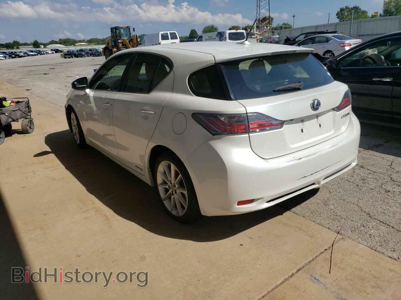 2012 LEXUS CT 200 - VIN: JTHKD5BH1C2080686 - Фото 3