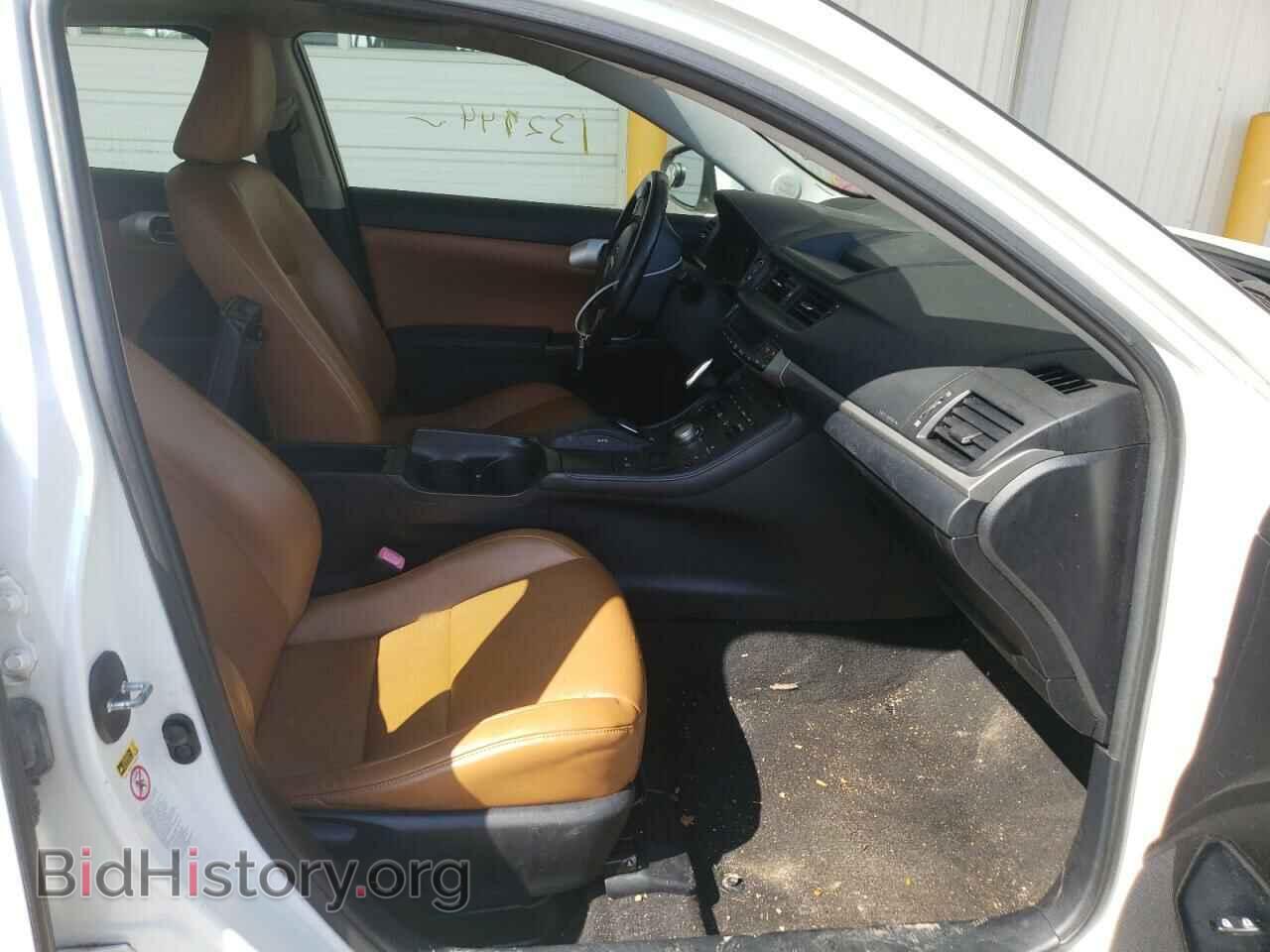 2012 LEXUS CT 200 - VIN: JTHKD5BH1C2080686 - Фото 5