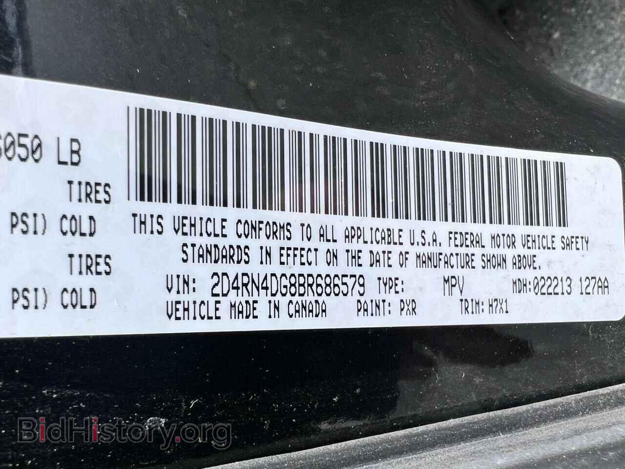 2011 DODGE CARAVAN - VIN: 2D4RN4DG8BR686579 - Photo 10