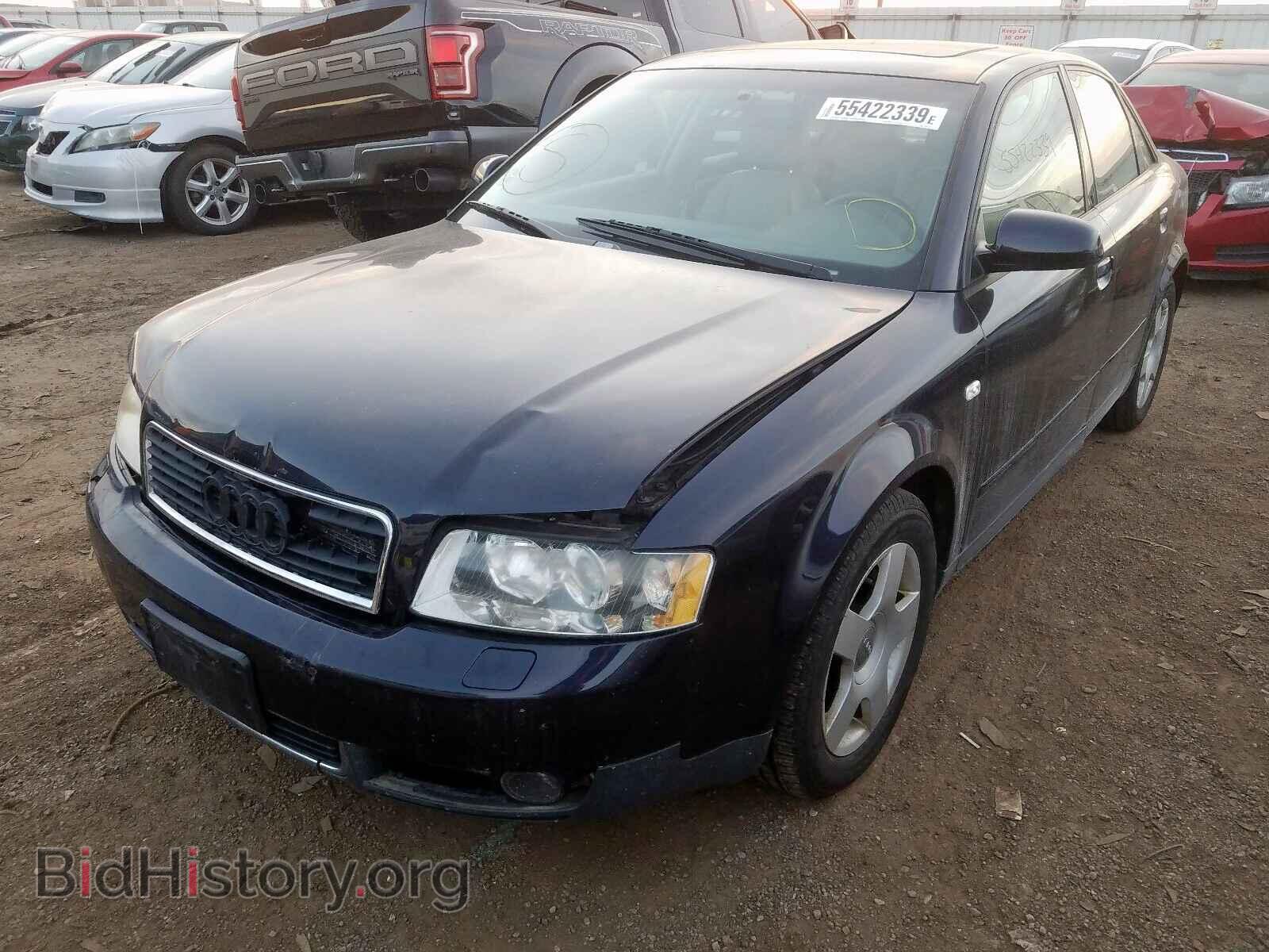 2002 AUDI A4 - VIN: WAULC68E02A165743 - Фото 2