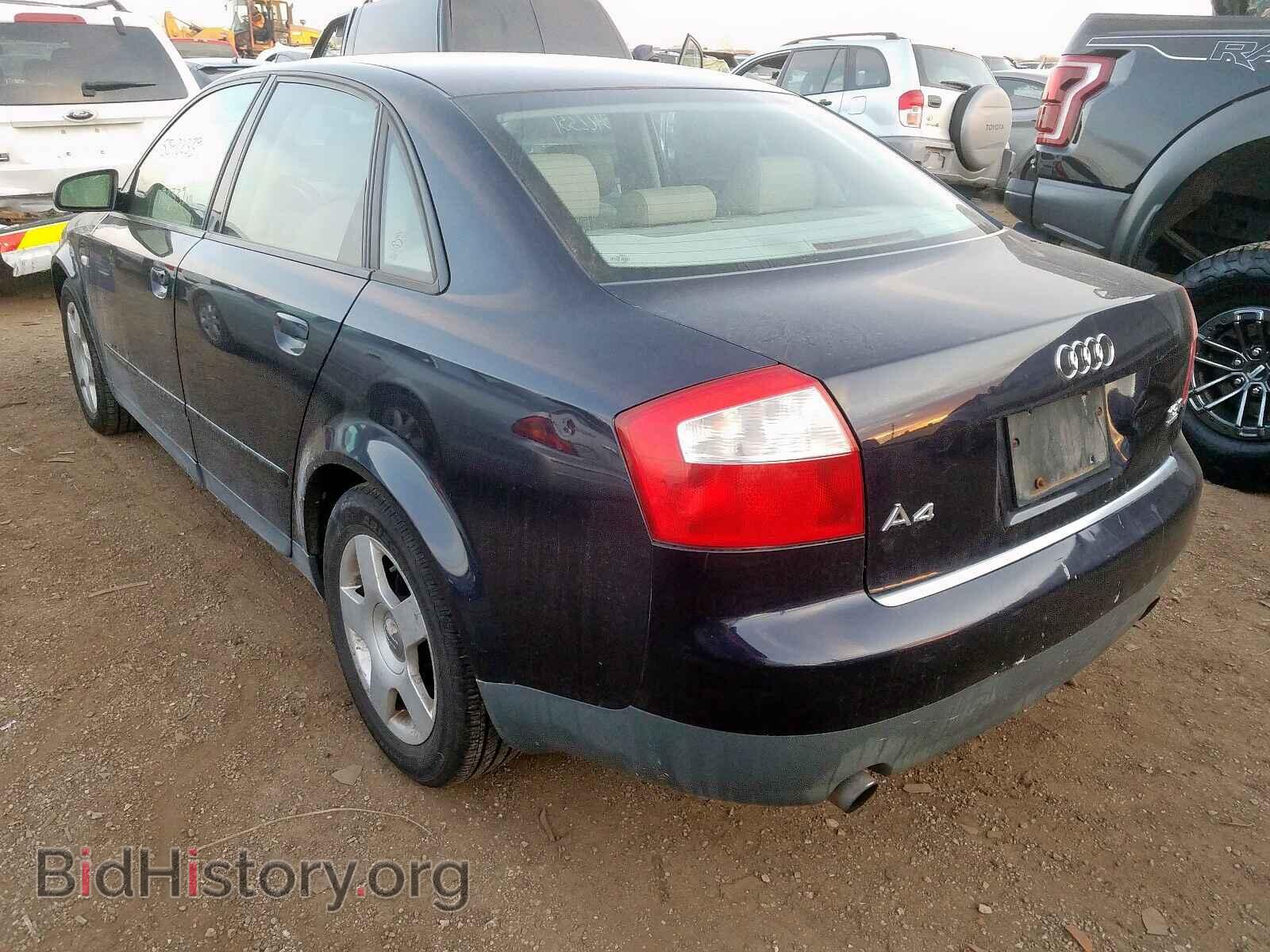 2002 AUDI A4 - VIN: WAULC68E02A165743 - Фото 3