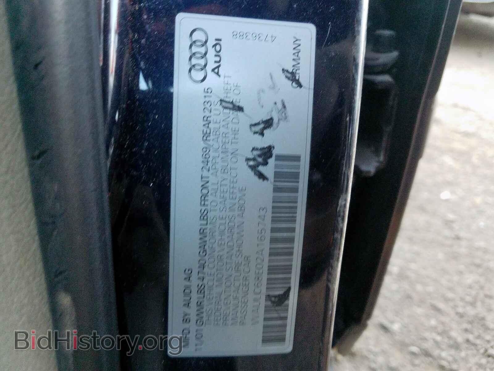 2002 AUDI A4 - VIN: WAULC68E02A165743 - Фото 10