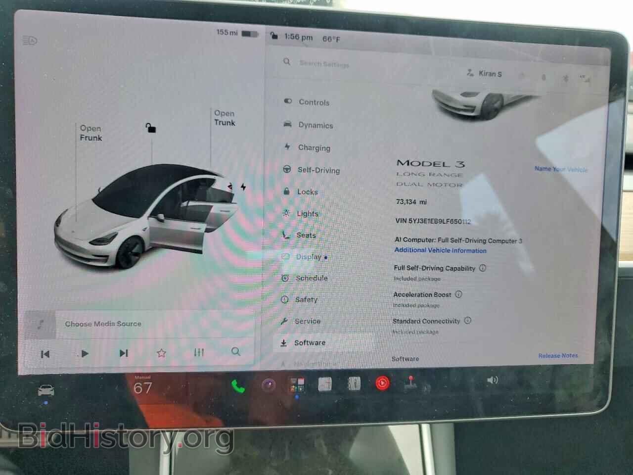 2020 TESLA MODEL 3 - VIN: 5YJ3E1EB9LF650112 - Photo 9