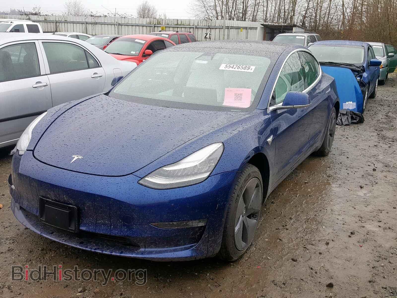 2019 TESLA MODEL 3 - VIN: 5YJ3E1EA4KF431774 - Фото 2