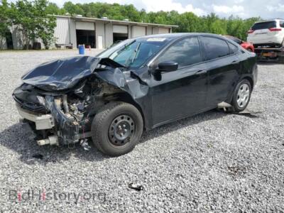 2013 Dodge DART SE, черный — VIN 1C3CDFAA1DD323942, Copart