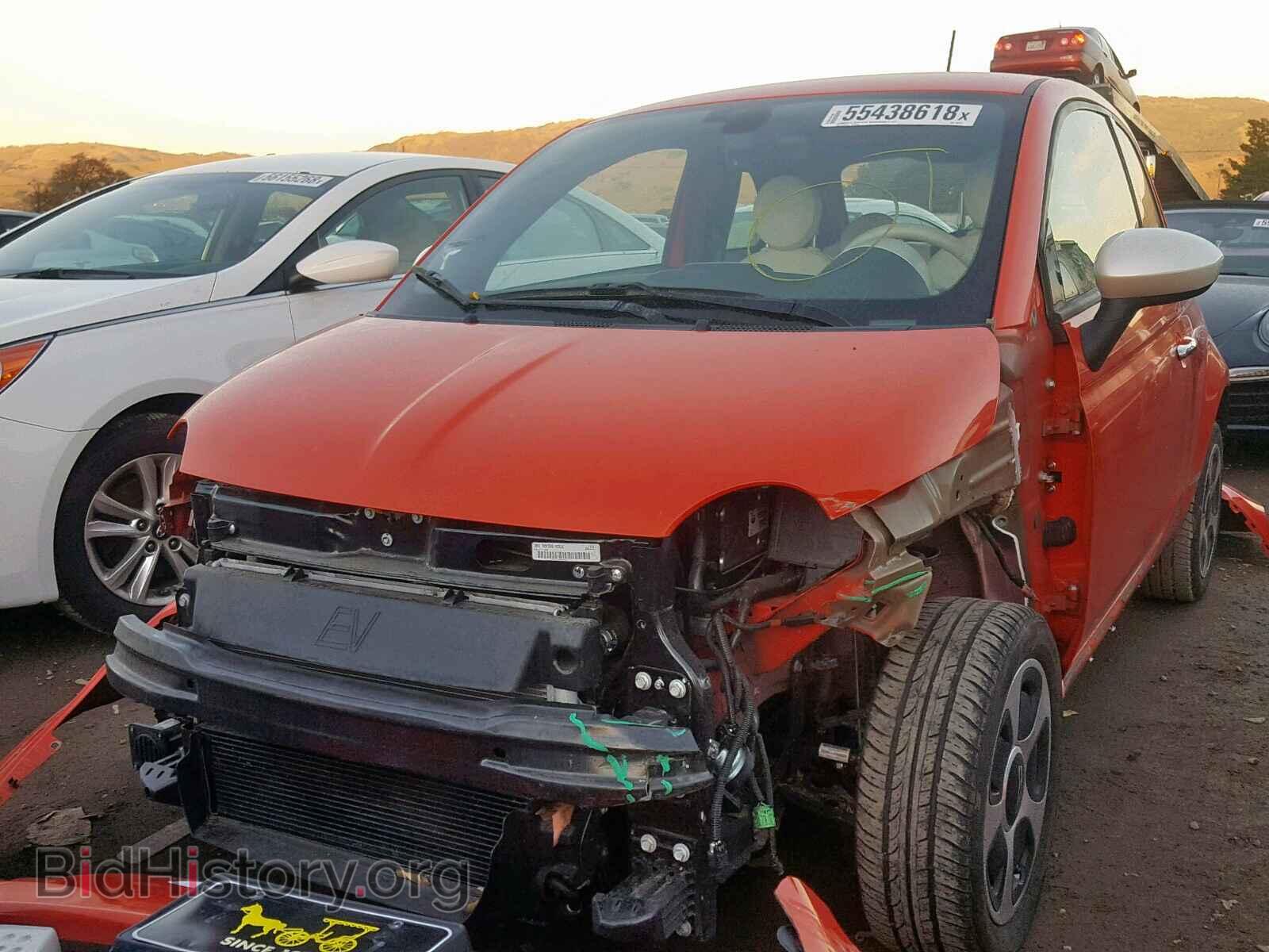 2017 FIAT 500 - VIN: 3C3CFFGE8HT502872 - Фото 2