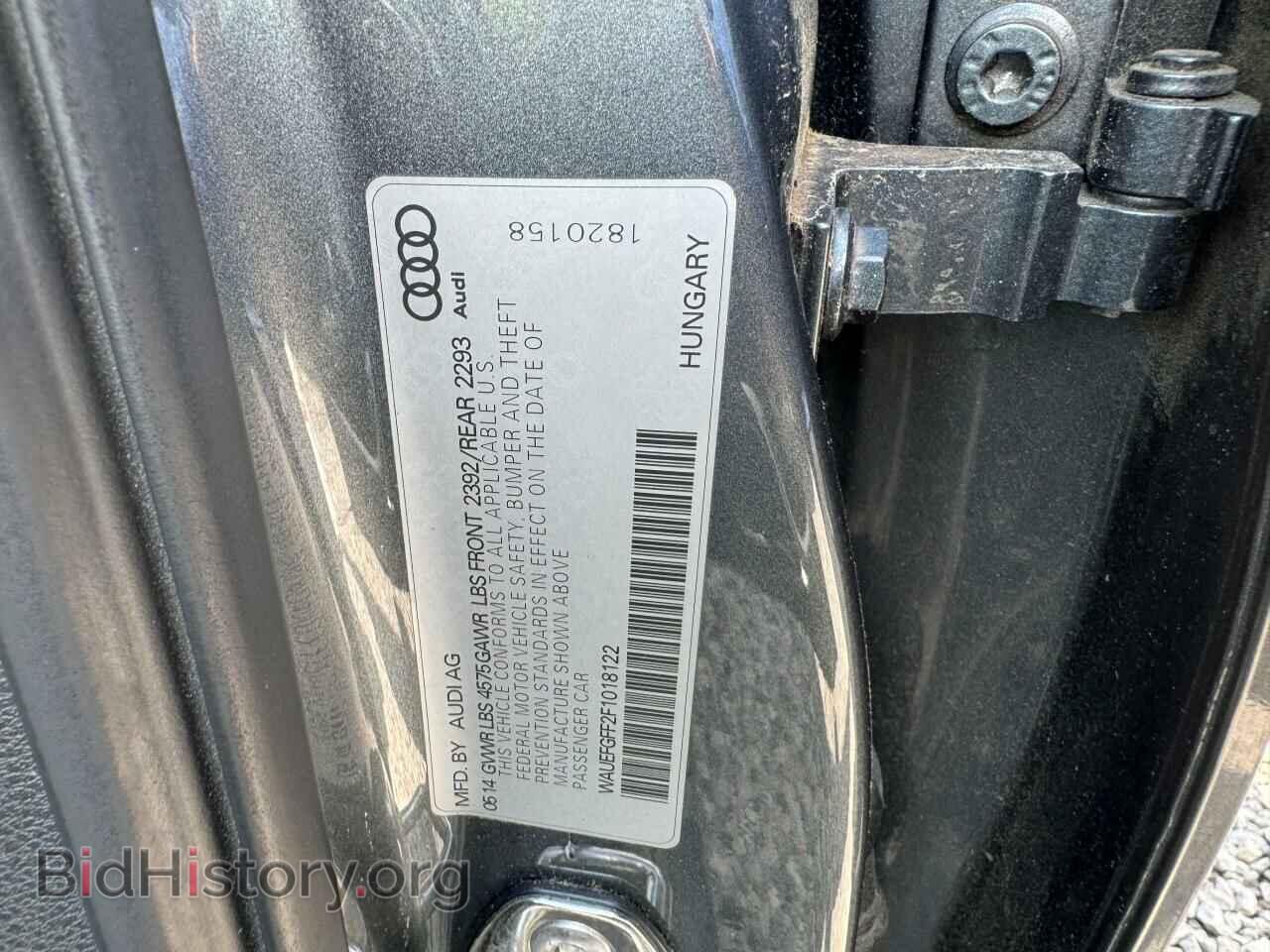 2015 AUDI A3 - VIN: WAUEFGFF2F1018122 - Photo 10