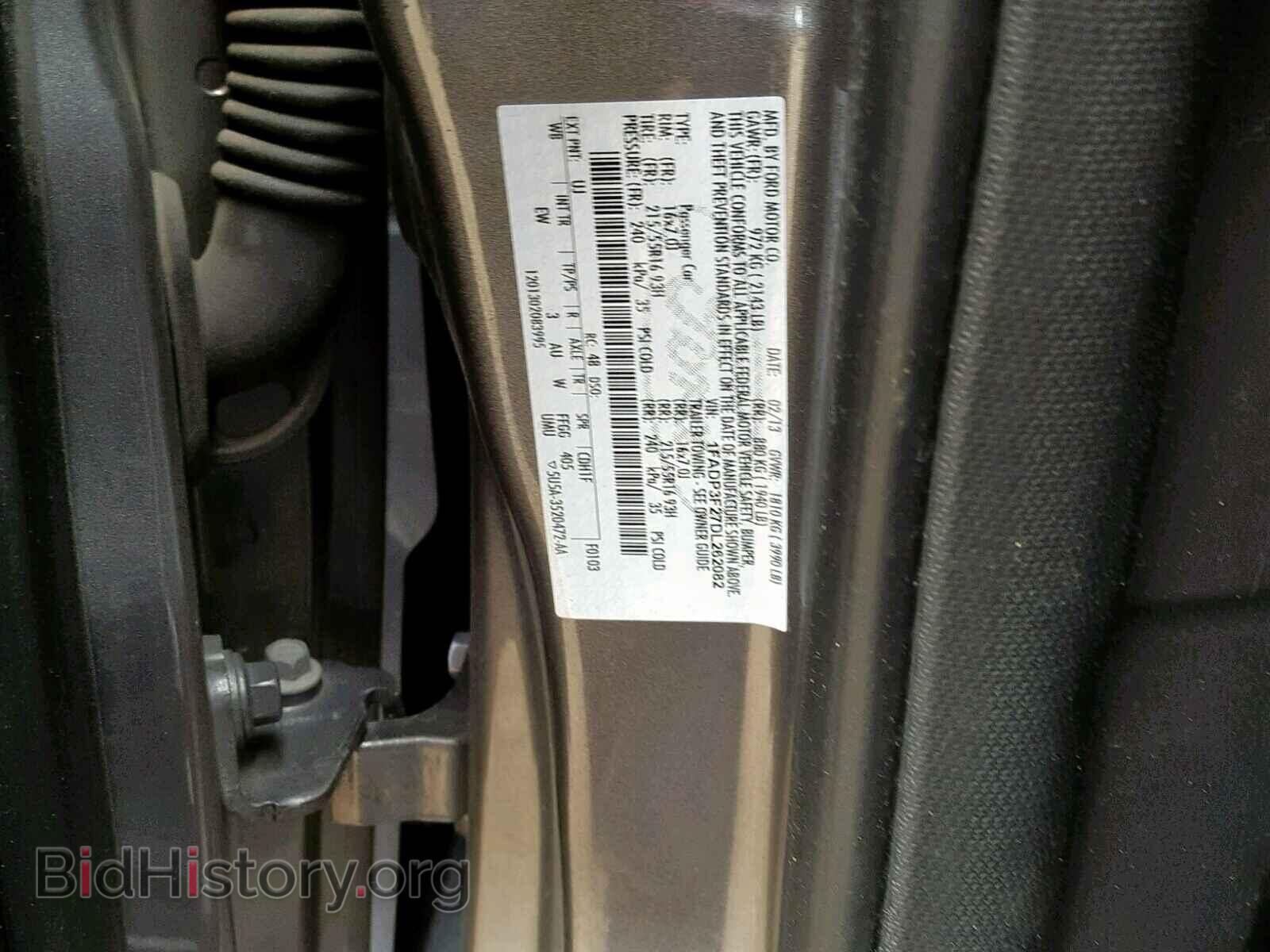 2013 FORD FOCUS - VIN: 1FADP3F27DL262082 - Фото 10