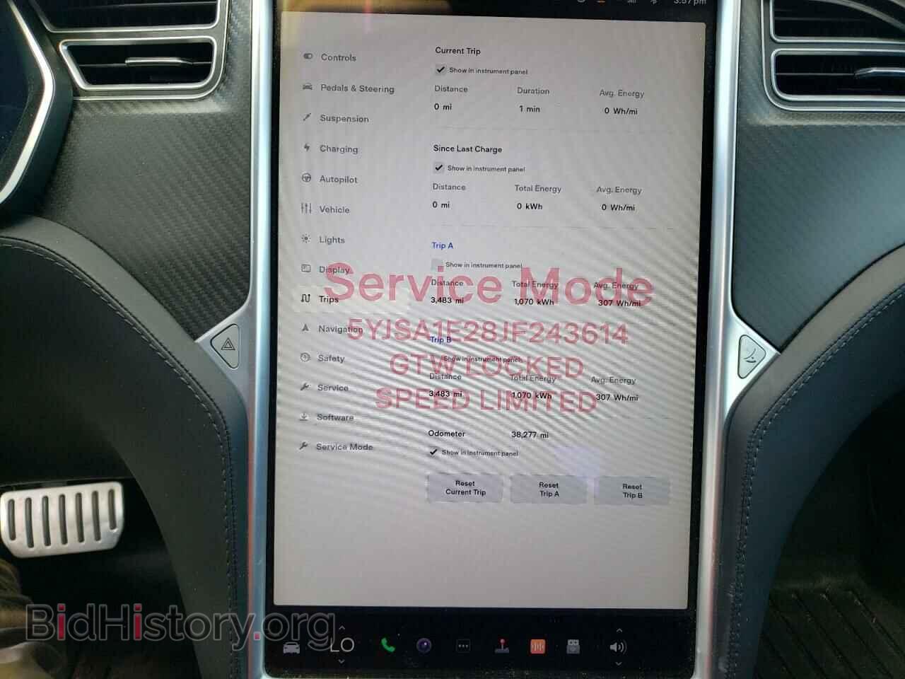 2018 TESLA MODEL S - VIN: 5YJSA1E28JF243614 - Photo 9